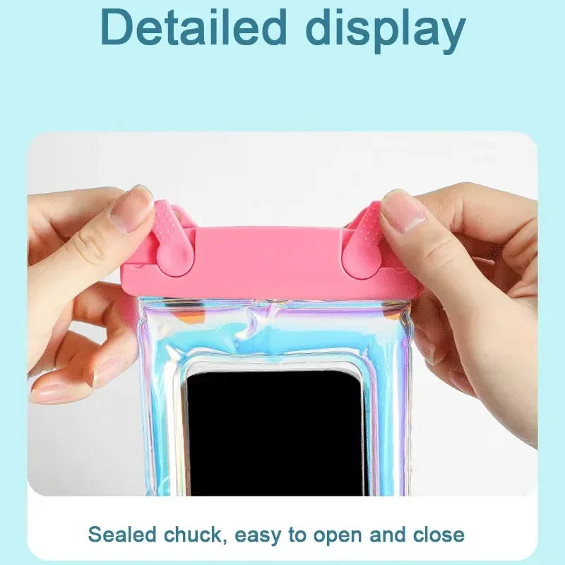 Swimming Bags Waterproof Phone Case For iPhone 15 14 13 12 11 Pro Max X Xiaomi 13 Samsung S23 Universal Waterproof Bag
