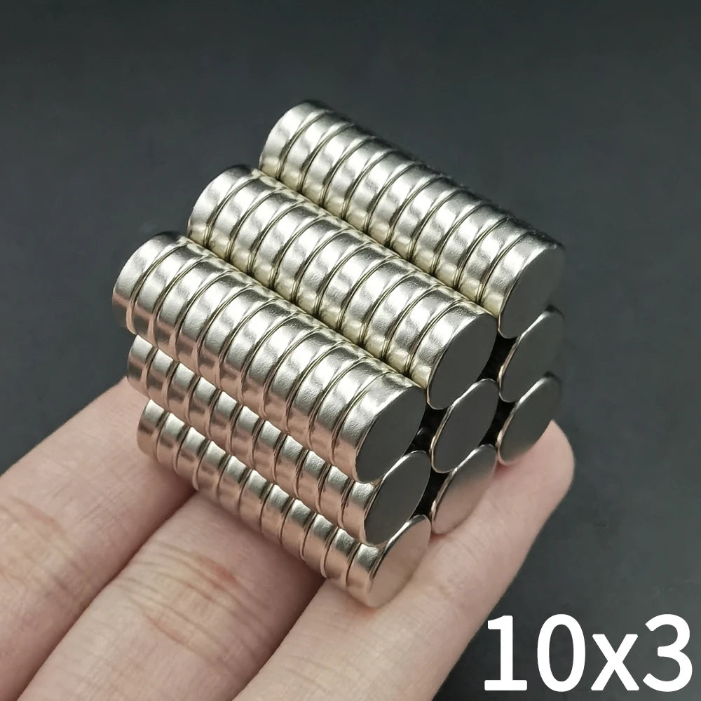 5-200Pcs 10x3 Neodymium Magnet 10mm x 3mm NdFeB Round Super Powerful Strong Permanent Magnetic imanes Disc for fridge 10*3 mm