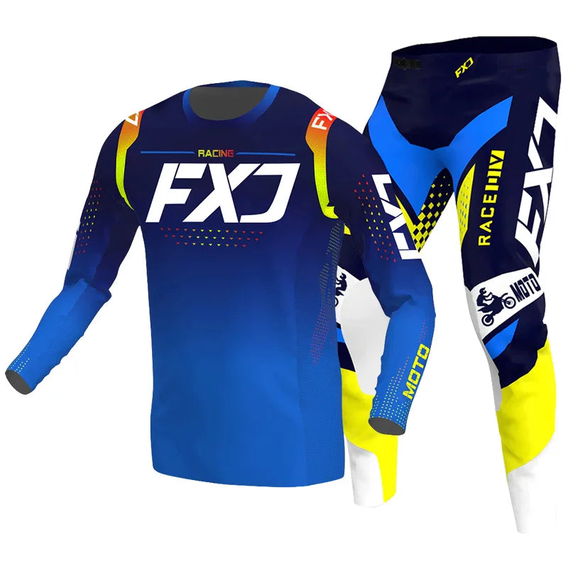Motocross Jersey Pant white Mens Women pink black Combo racing suit Off-road MX DH BMX ATV MTB Enduro Motorcycle mountain
