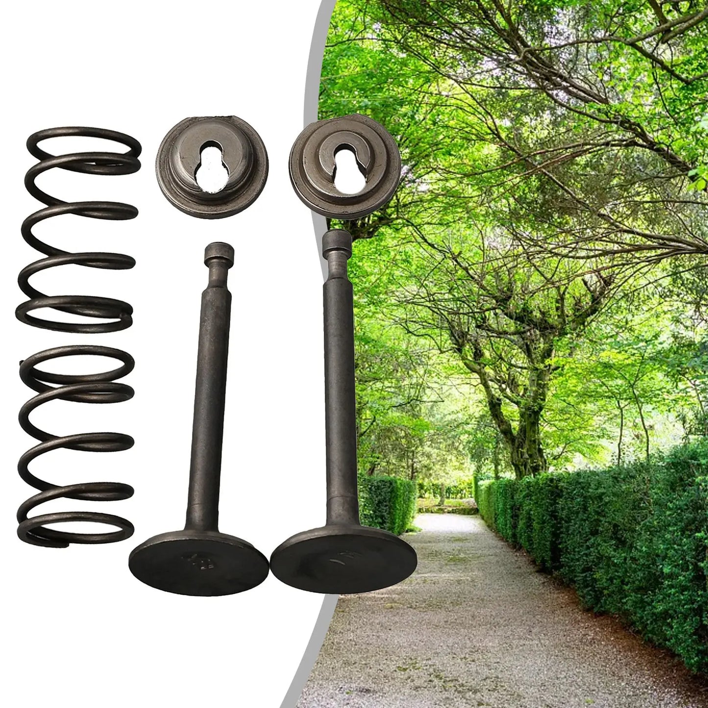 Spring Retainer Kit Exhaust Valve For Honda GX160 GX200 168F 170F 5.5HP-6.5HP Gasoline Engine Lawn Mower 14711-ZF1-000