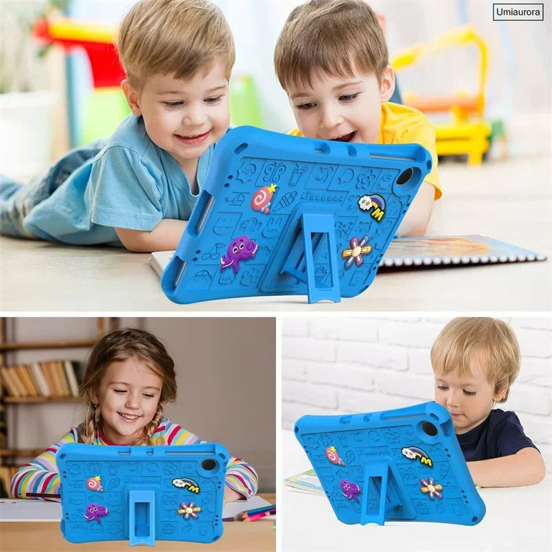 For Samsung Tab S5E S6 Lite 10.4" A7 A8 A9+ A11 Plus SM-X230 SM-X210 X130 T500 T510 Shockproof Stand Strap Tablet Case EVA Funda