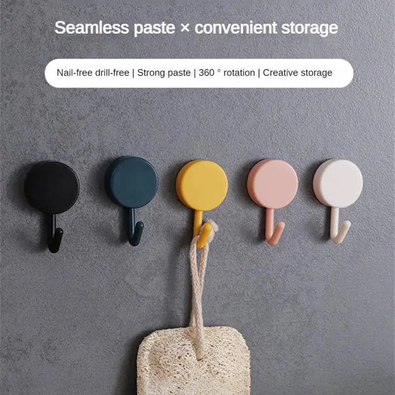 1Pcs Self Adhesive Towel Plug Holder Wall Mounted Bathroom Organizers Towel Hooks Storage Rack Kitchen Rags Dishcloth Clips