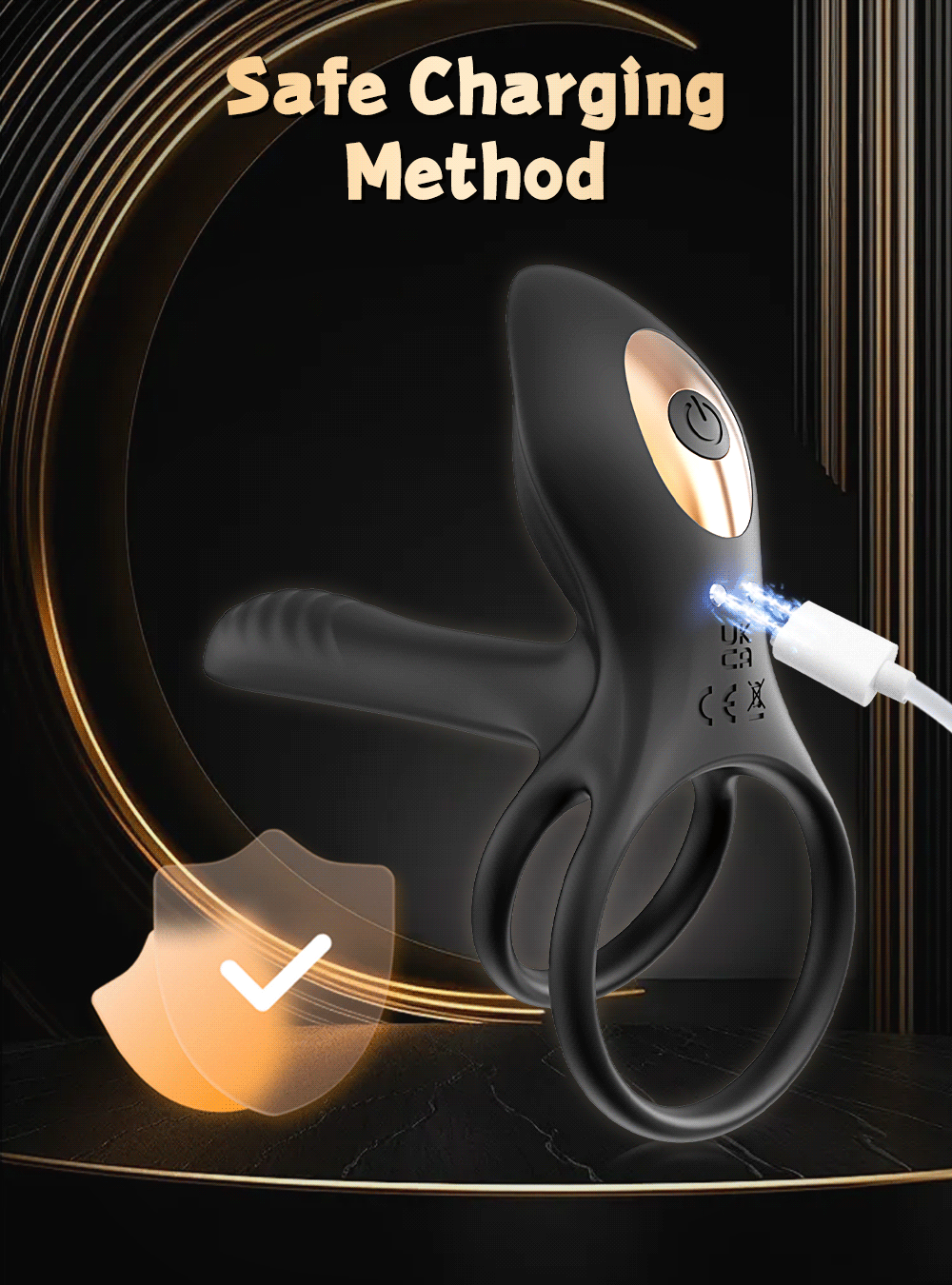 Wireless Bluetooth Vibrating Penis Ring Men Delay Ejaculation Cock Ring Vibrator Clitoris G Spot Stimulation Sex Toys for Couple