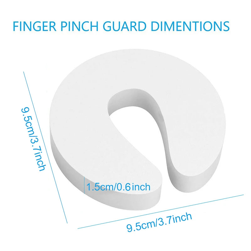 4Pcs Eva Baby Finger Protector High Elastic Foam Card Lock Anti Pinch Anti Fall Door Protector Child Safety Door Stopper