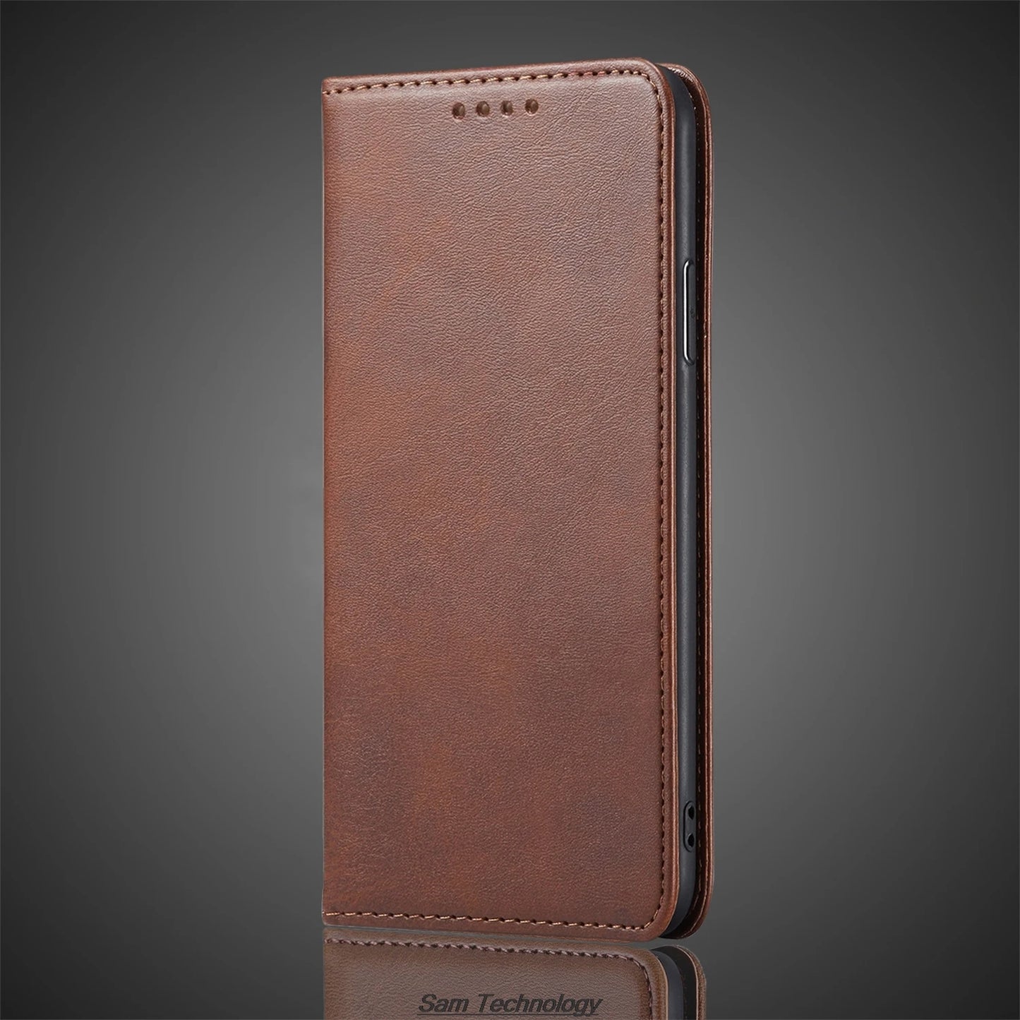 Magnetic attraction Leather Case for Xiaomi POCOPHONE POCO F1 Holster Flip Cover Case Wallet Phone Bags Fundas Coque