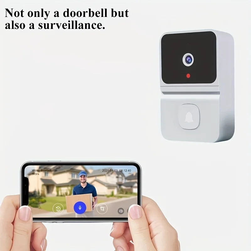 T23 Smart Visual Doorbell Two-way Intercom Infrared Night Vision Remote Monitoring Security System Wifi Video Door Bell