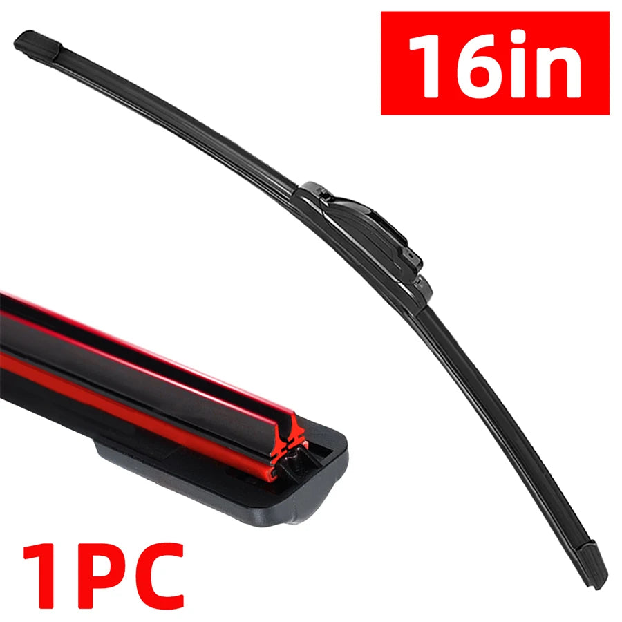 1PC car windshield front wiper blade  J-hook universal rubber automotive parts14"16"18"19"20"21"22"24"26"