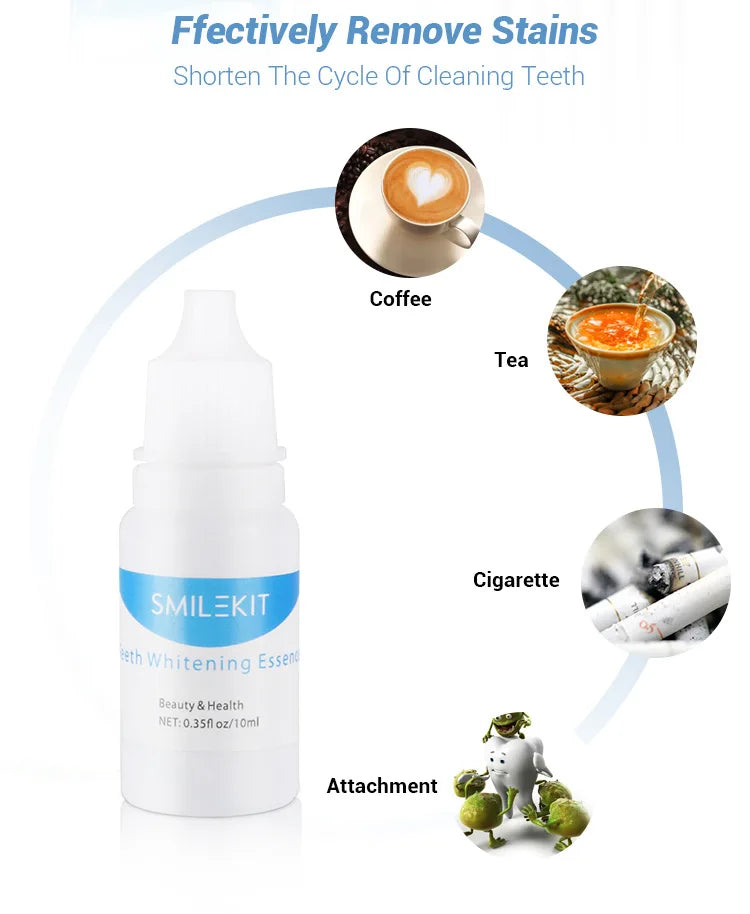 Teeth Whitening Essence Powder Clean Oral Hygiene Whiten Teeth Remove Plaque Stains Fresh Breath Oral Hygiene Dental Tools Set
