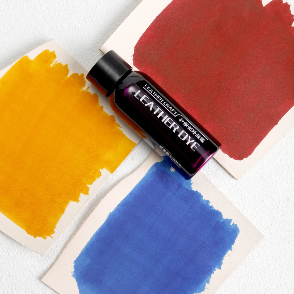 Vegetable Tanned Leather Pigment 30ml/Bottle Coloring DIY Leather Crafts Dye Graffiti Used For Vegetable Tanning Material