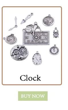 100PCS 8*8mm Metal Alloy Two Color Double Letter Florets Charms Pendants for Jewelry Making DIY Handmade Craft