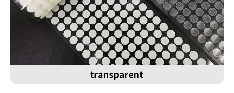 10mm 500 Pairs of round Velcro Transparent Ultra-thin Strong Self-adhesive Kindergarten Wall Stickers