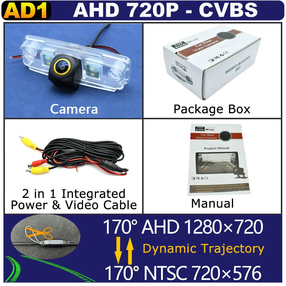 170° Golden Lens AHD 1080P Vehicle Car Rear View Camera For Subaru Outback BR 2009 2010 2011 2012 2013 2014 Car Monitor