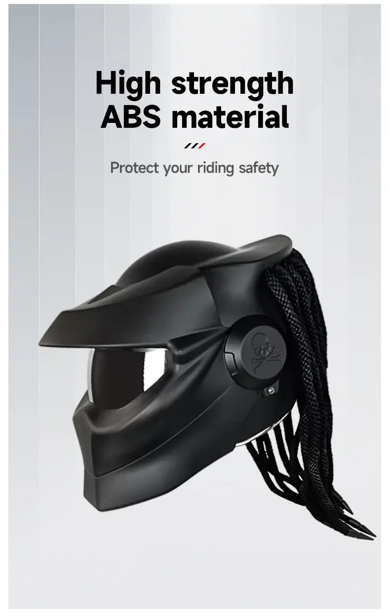 New Model MOTOCROSS HELMET PREDATOR OFF ROAD  DOT CERTIFIED UNISEX MOTORCYCLE S