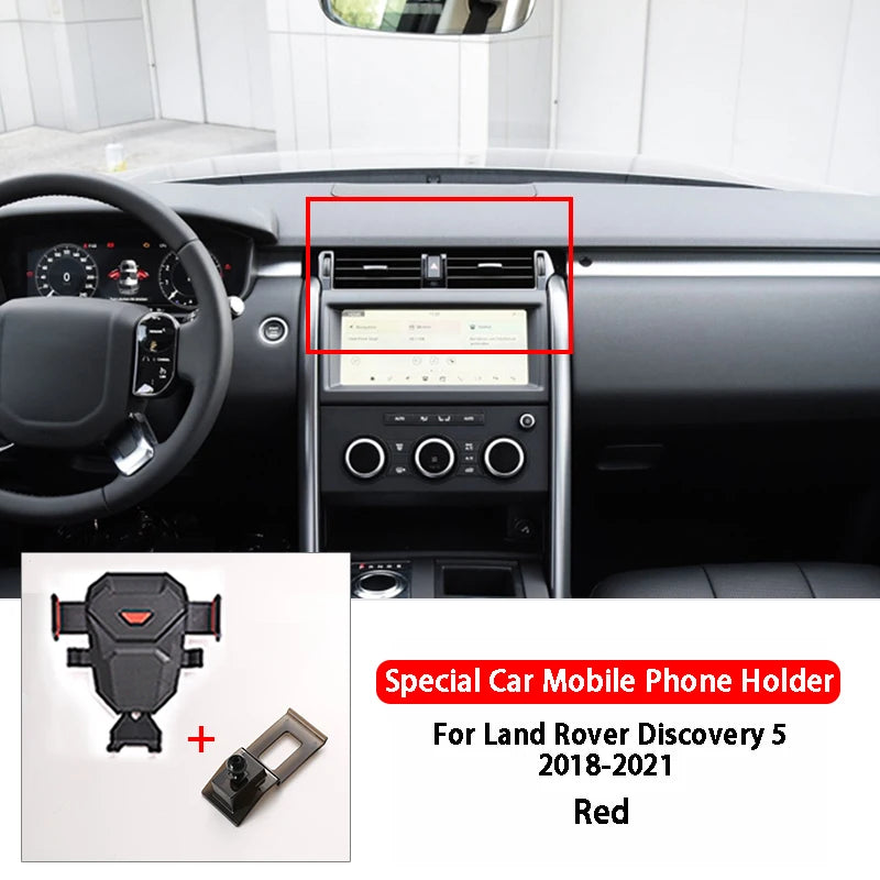 Car Gravity Holder Support Mobile Phone Stand For Land Rover Defender Discovery Sport Discovery 5 Discovery 4 LR4 Car Styling