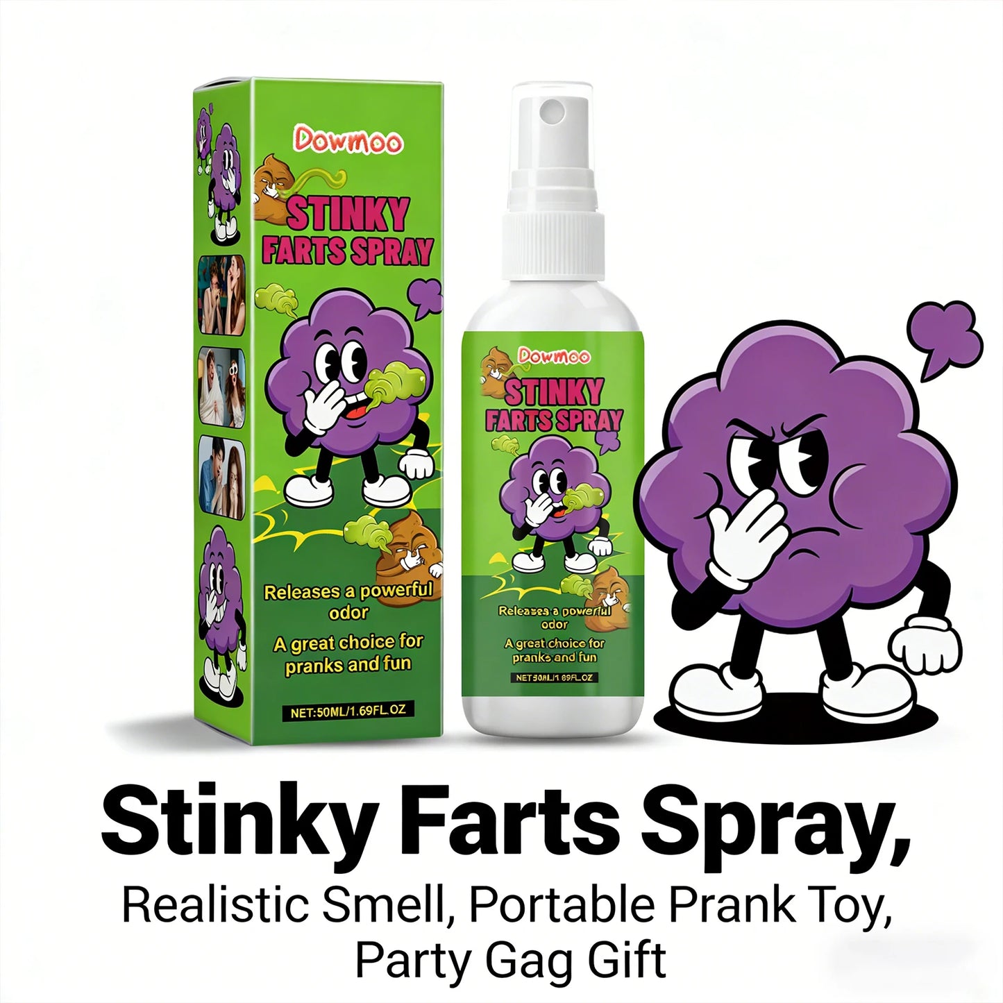 Liquid Fart Spray Strong Stinky Odor Bringing Joyful Laughter Enhance Party Interaction Funny Toys Portable Party Prank Supplies