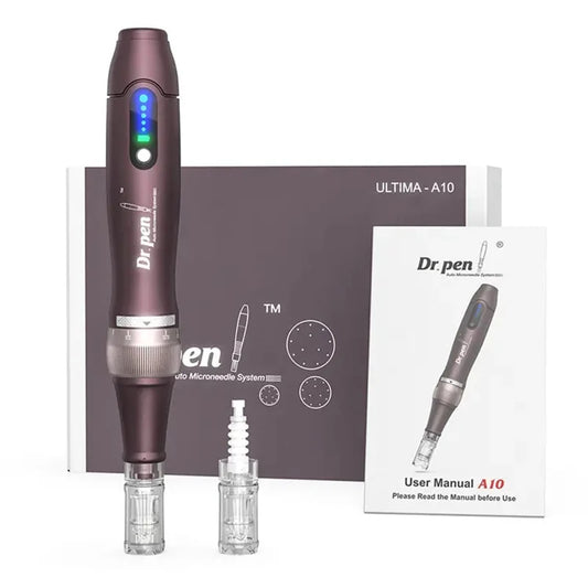 Original Dr.pen Ultima A10 With 2pcs Cartridge Wireless Skin Care Derma Pen Micro Microneedle Skin Pen Skin Rejuvenation Machine