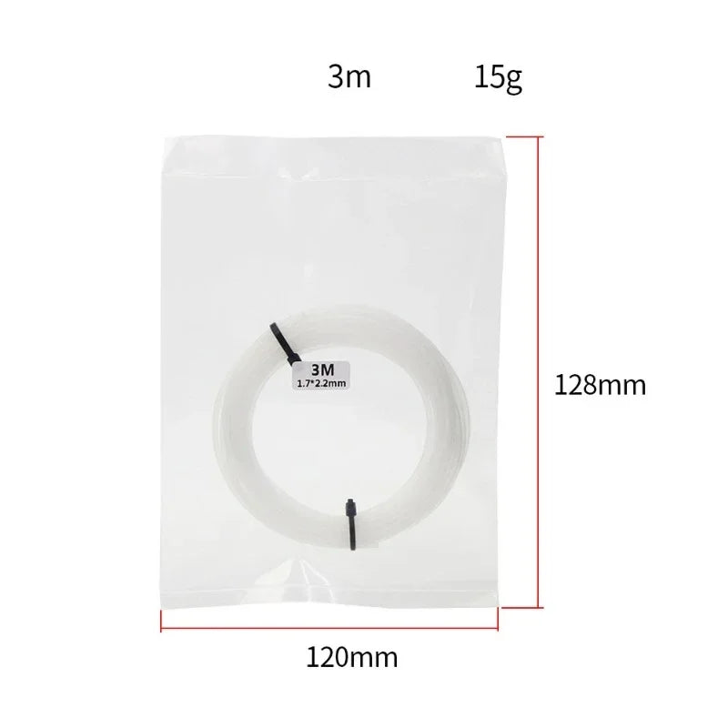 1PC Bicycle Cables Housing Bicycle White Inner Tracking White Inner Lining PVC Fishbone Tube Core Protective Casing Bicycle Part