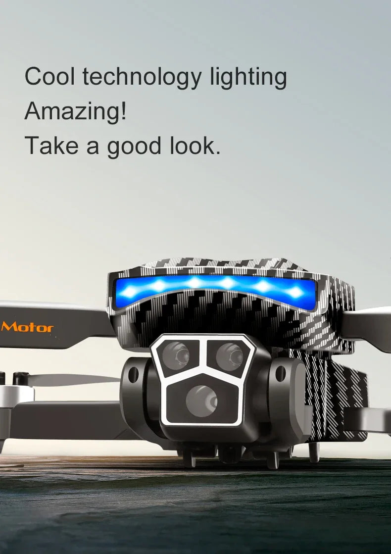 D9 DRONE 8K Professional 4K Three Cameras Brushless No GPS Obstacle Avoidance Optical Flow Position RC Quadcopter Gifts Toys
