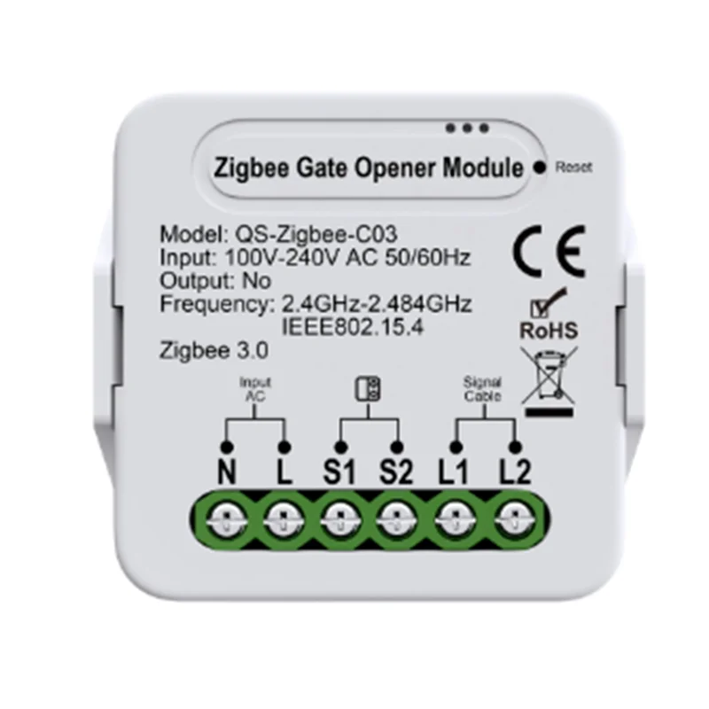 ABBN-Tuya Smart Curtain Switch Module Connect Roller Blinds Shutter Electric Motor For Alexa Google Home