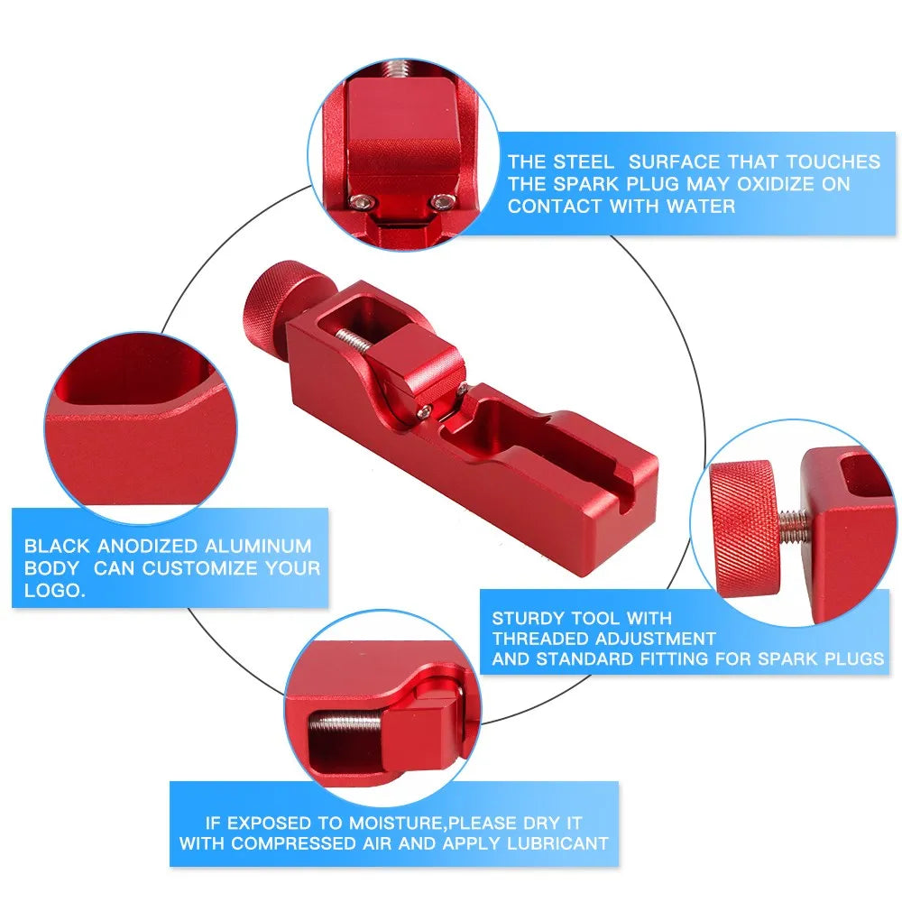 1pc Spark Plug Gap Tool Electrode Compression Universal Adjustable For 10mm 12mm 14mm 16mm High Turbo Power Kit