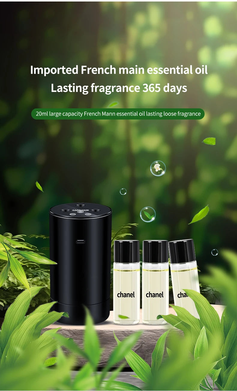 Car Electric Air Diffuser Aroma Compact Car Diffuser for Long-Lasting Aromatherapy Car Air Freshener For Removing Odors