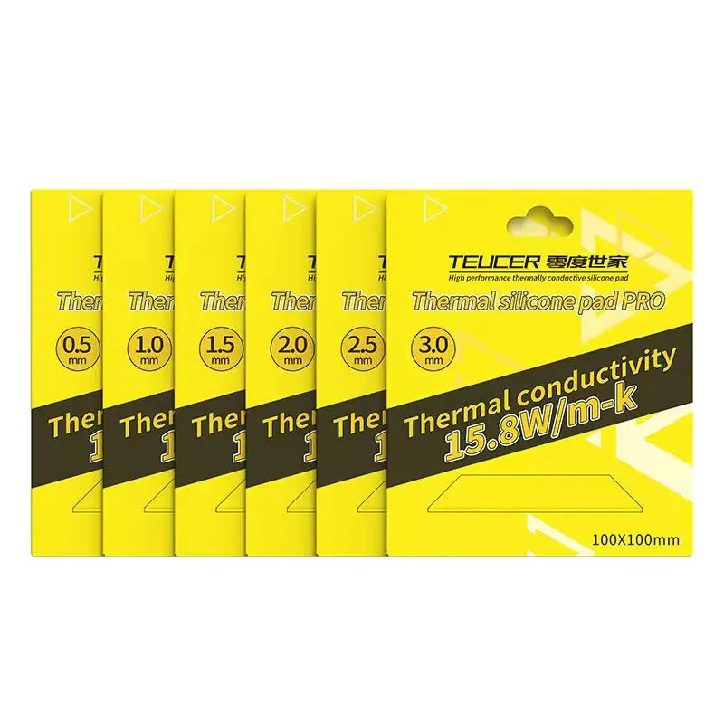 TEUCER 14.8W/mk Heat Conducting Thermal Pad Computer Laptop GPU VGA Card CPU Heatsink Cooling Conductive Silicone Grease Sheet