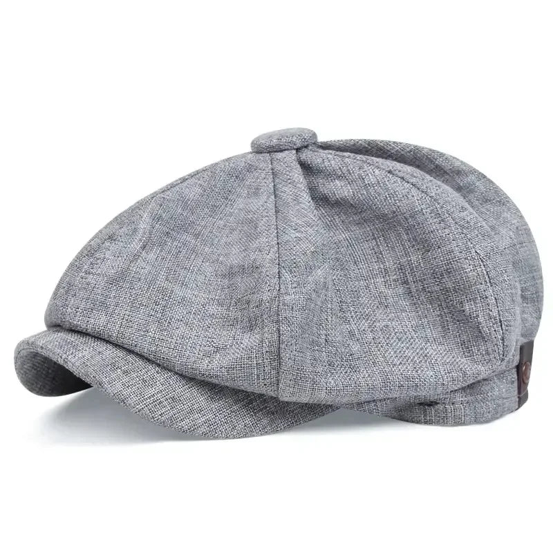 Gorras Men's Octagonal Hat Retro Newsboy Caps Men British Painters Hats Autumn Winter Berets Herringbone Flat Cap Hip Hop Berets