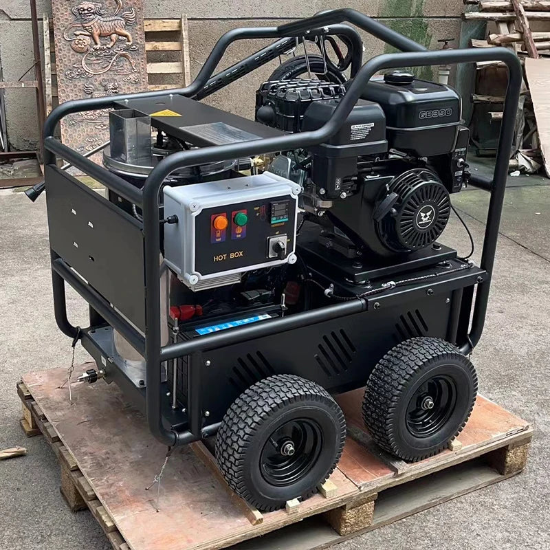 3600psi 4gpm hot wate Pressure washer 100 ℃ Use a 20 inch floor cleaning machine to clean the floor and roof oil stains