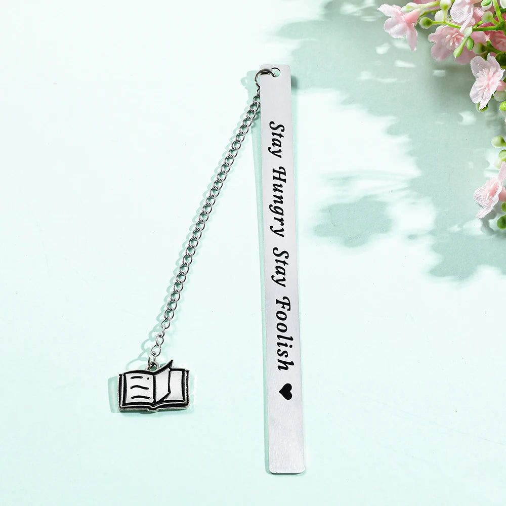 Cultural and creative minimalist text bookmark, compact and portable student birthday gift or Teacher's Day gift.