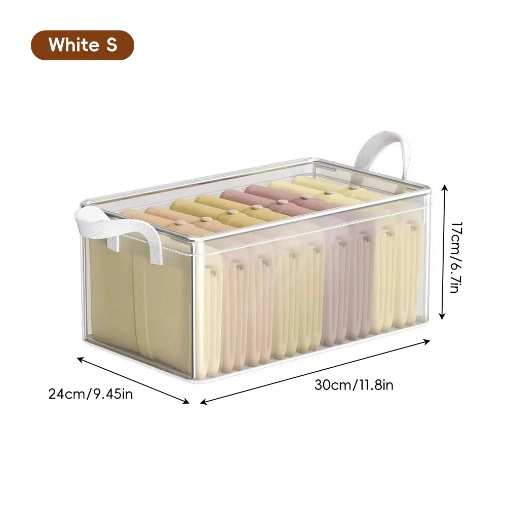 Foldable Anti Mold Transparent Clothing Storage Bag with Lid for Seasonal Storage, Moving Packaging,wardrobe Storage,and Storage