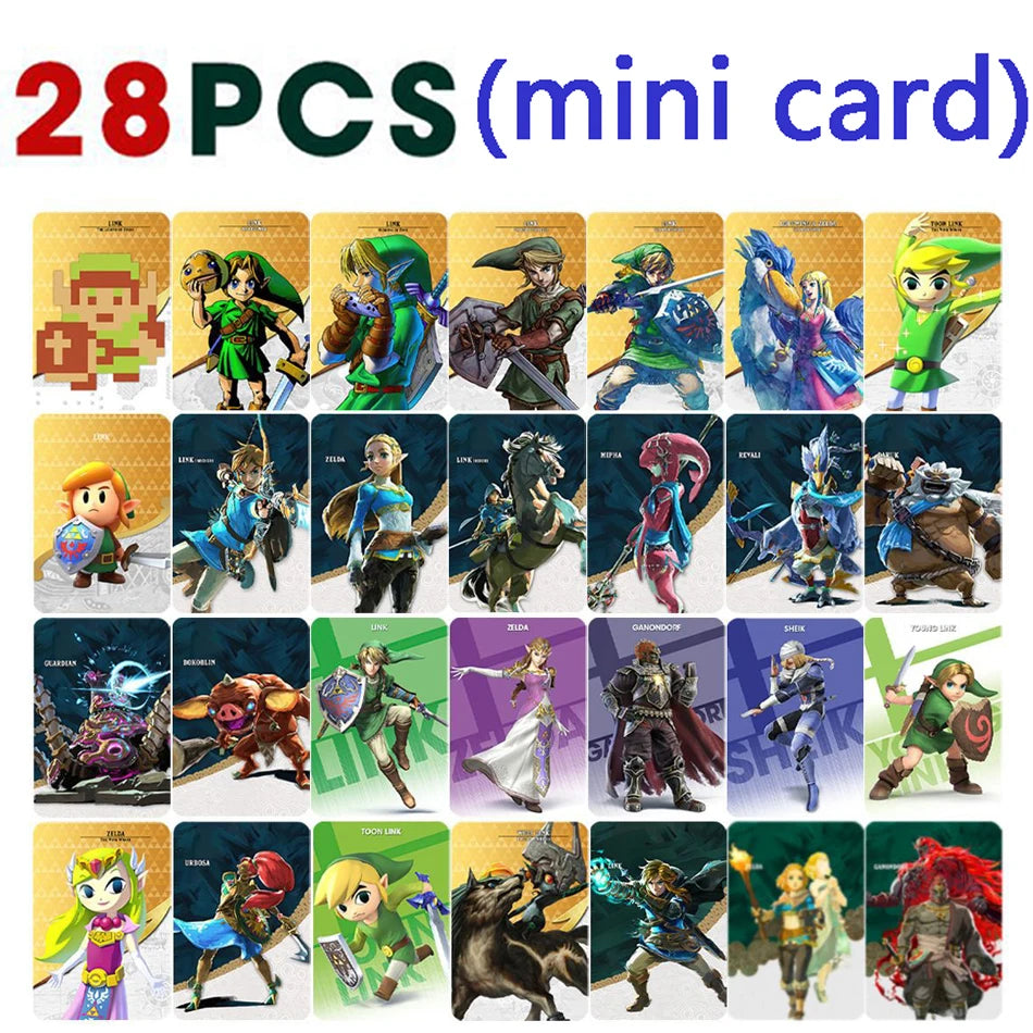 New splatoon Zelda Amiibo Card Apply to the Legend of Zelda: Tears of the Kingdo and Breath of the Wild Latest Paragliding NFC