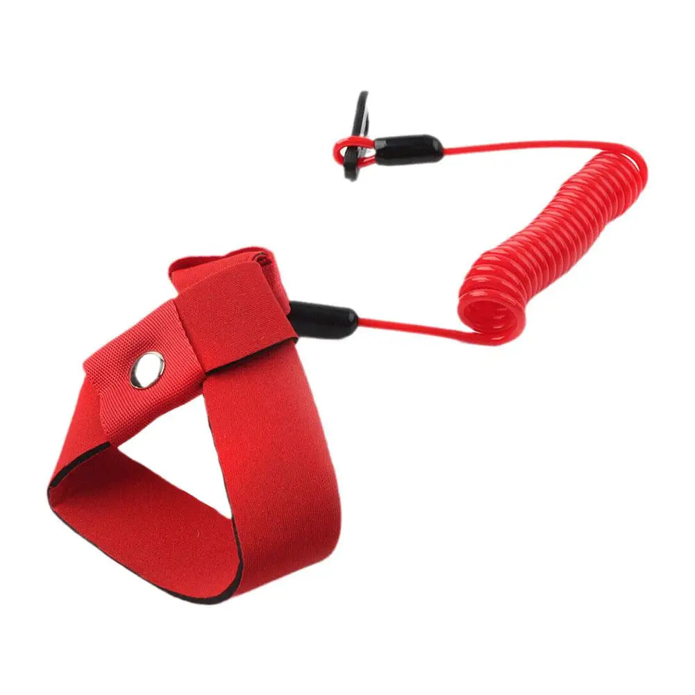 Motorboat Engine Emergency Stop Band Cord Rope Stop Kill Key Floating Safety Wrist Lanyard For Yamaha Jet Ski Wave Runner