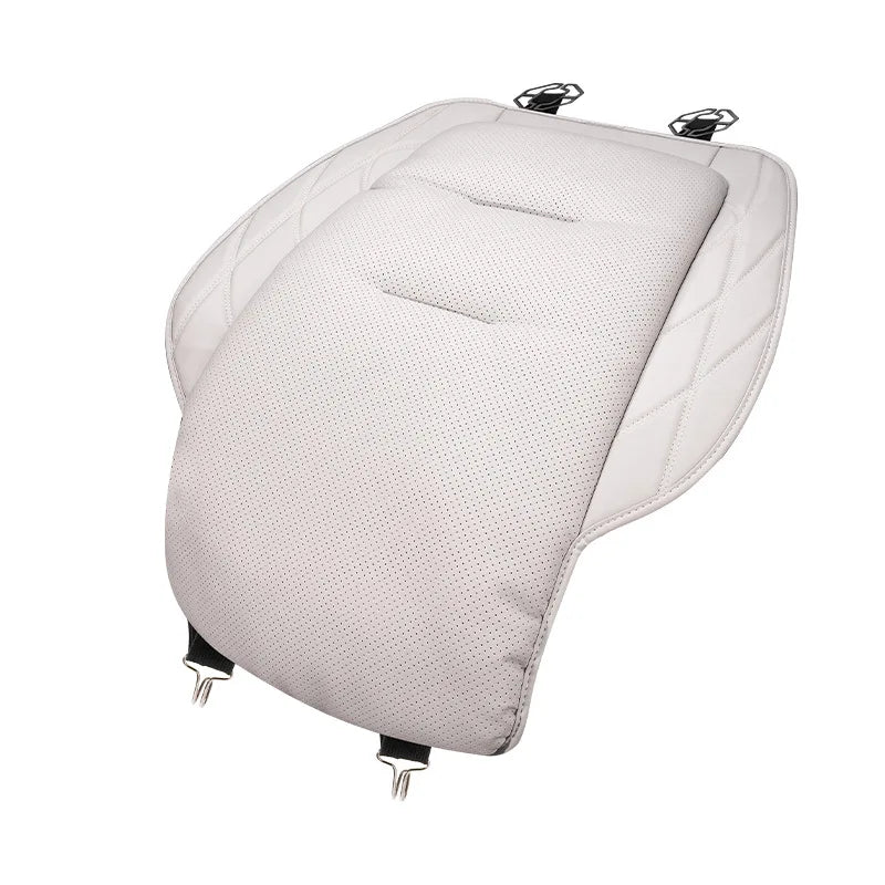 New Car Seat Cushion Waist Cushion for Mercedes Benz/BMW/Audi Breathable and Ventilated Nappa Leather All Season Seat Cushion