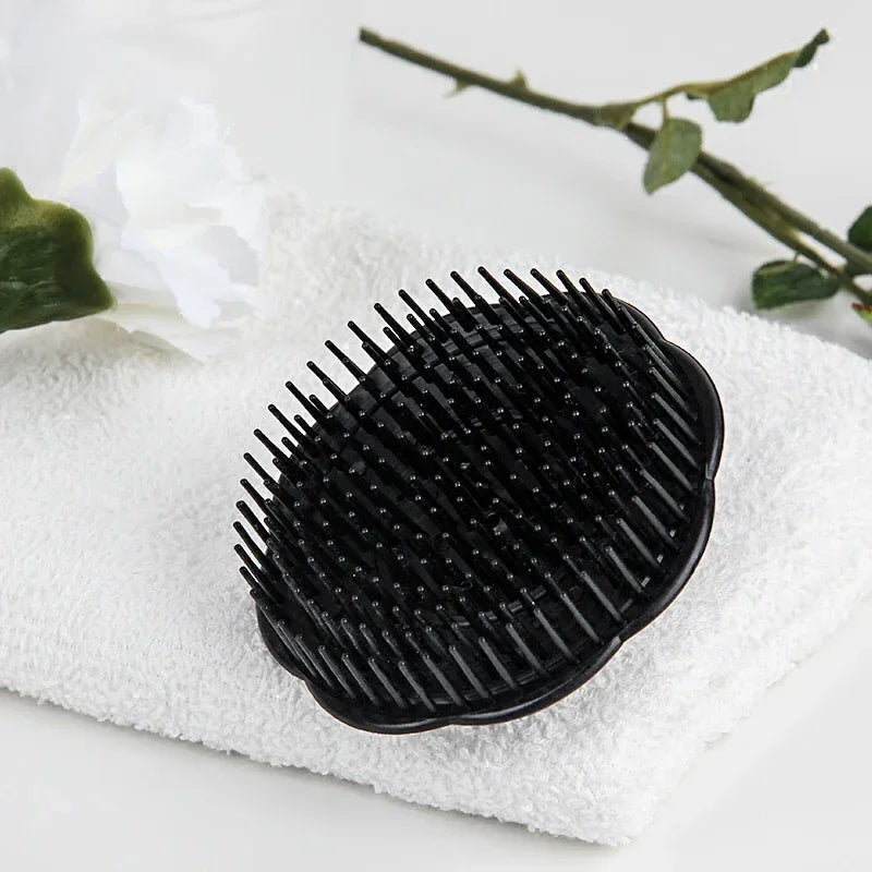 Head Massage Shampoo Brush Adult Scalp Massage Brush Men and Women Soft Glue Bathroom Shampoo Comb Long Hair Washing Hair Scalp