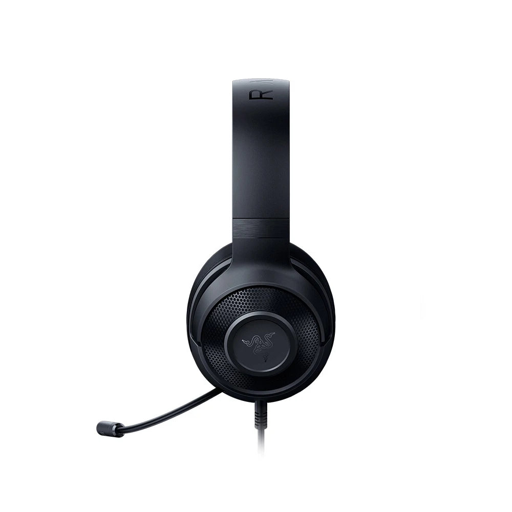 Razer Kraken X Essential Gaming Headset 7.1 Surround Sound Headphone Bendable Cardioid Microphone 40mm Driver Unit Headphones