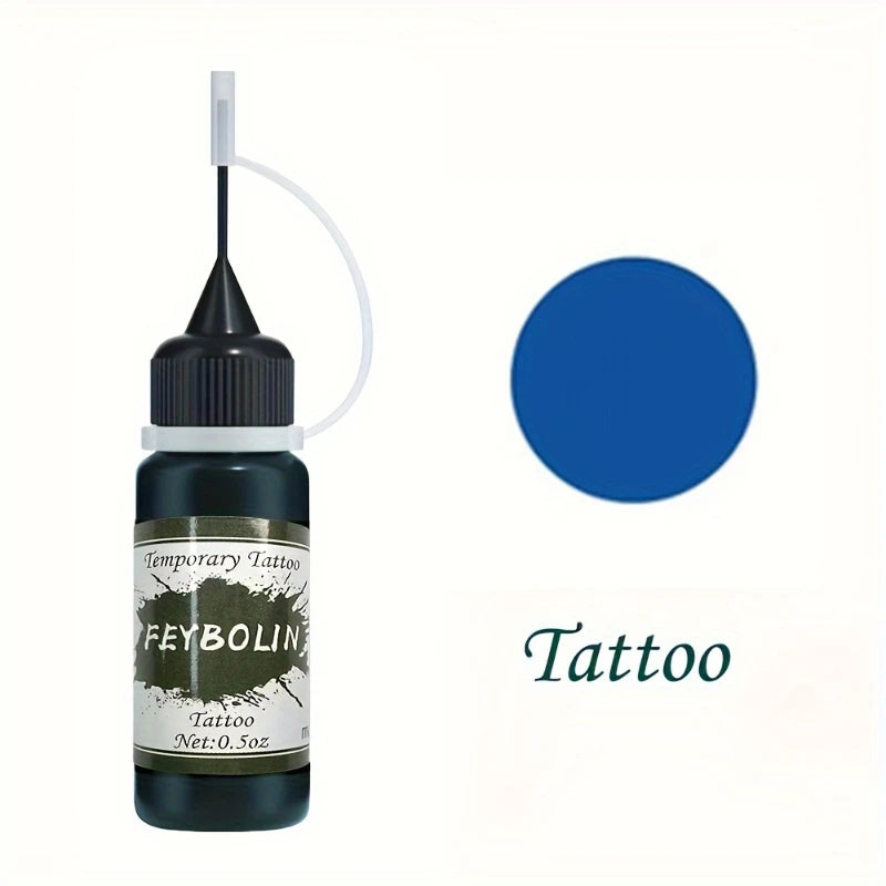 Colorful Tattoo Juice Paste,Easy-to-Use Henna Tattoo For Body Paint DIY Tattoos Temp, DIY Fake Tattoo Semi Permanent For Women
