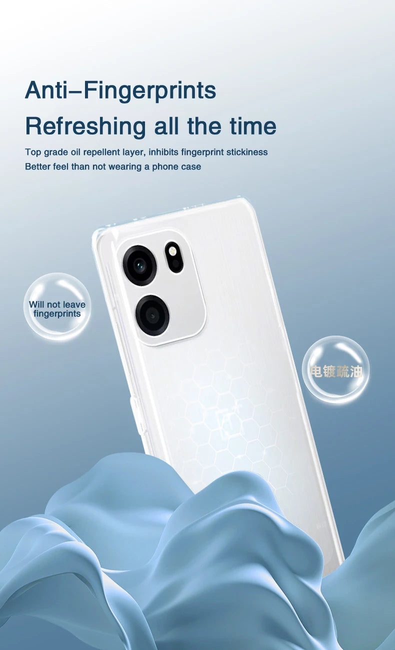 High Qualtiy Thin Phone Case for OnePlus Nord CE6 CE 6 Turbo 6V 5G Soft Silicone Transparent Luxury Back Cover Funda Accessories