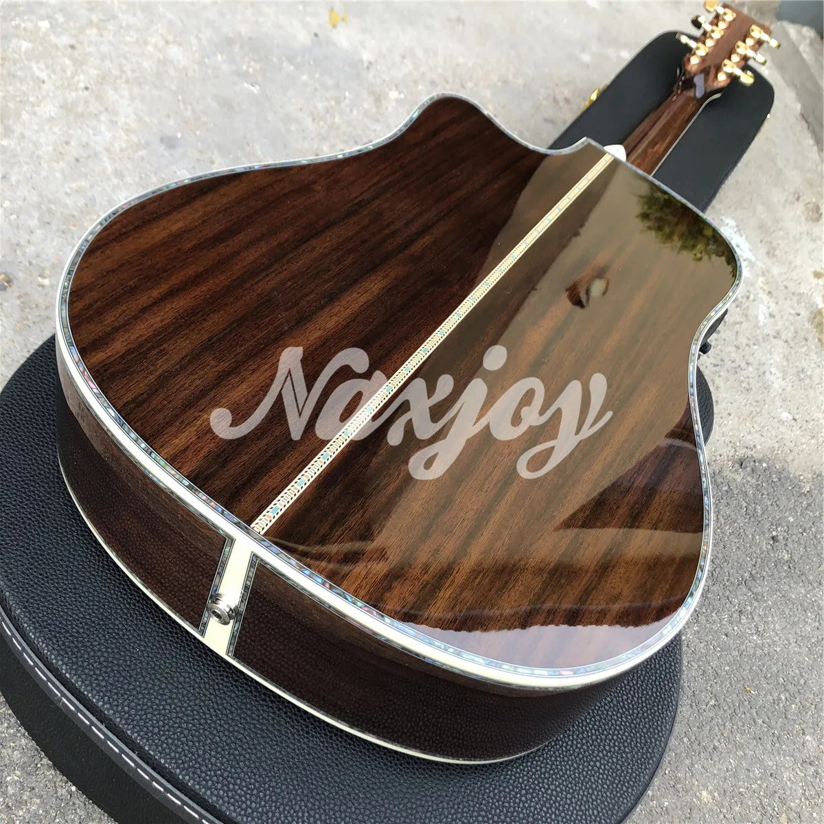 Cutaway 41 Inches D45 Model Solid Spruce Acoustic Guitar Rosewood Body Acoustic Electric Guitar