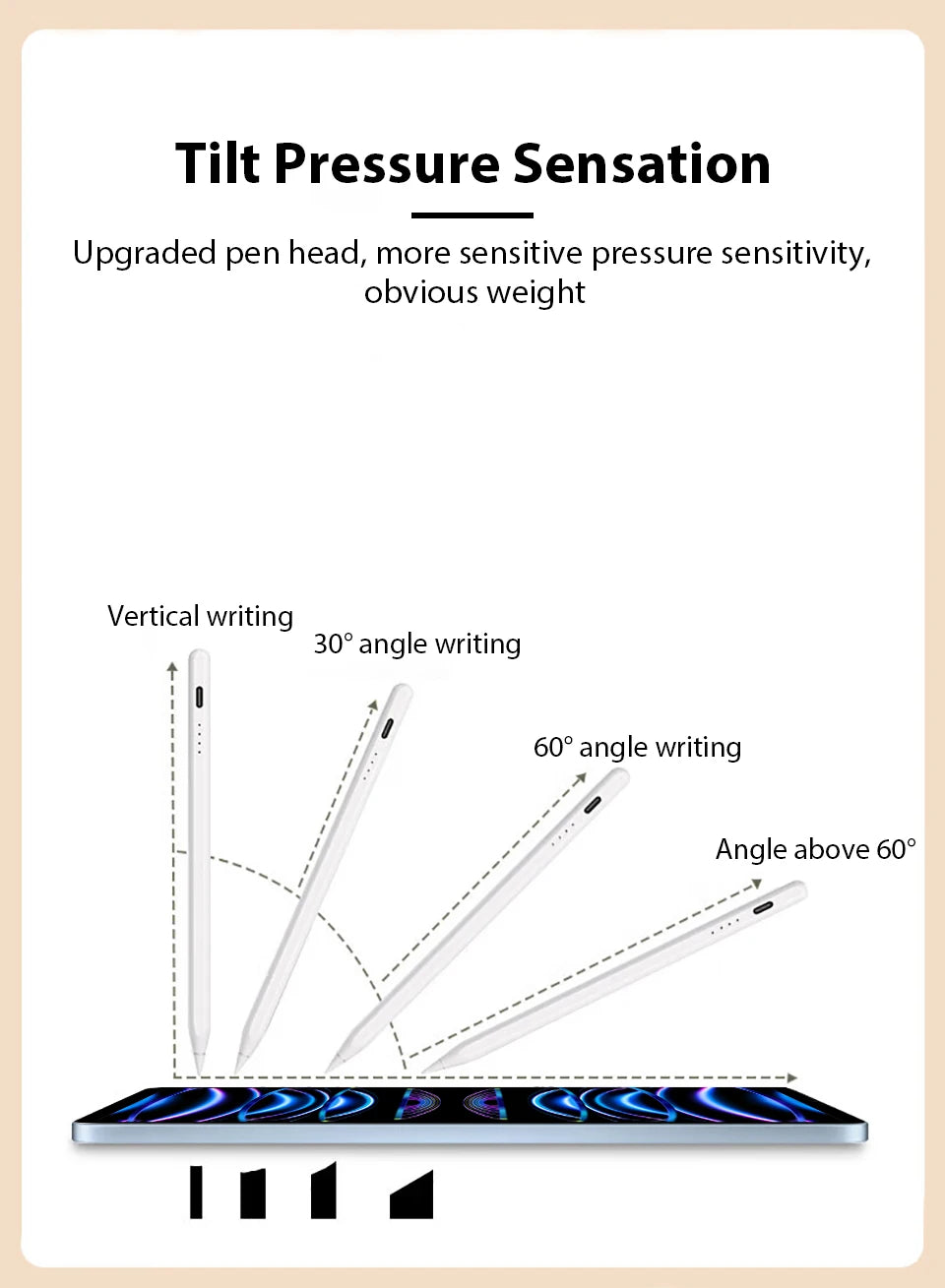 Stylus For Android, iOS, Windows, IPad, Apple Pencil Accessories, Universal Stylus For Tablets And Phones