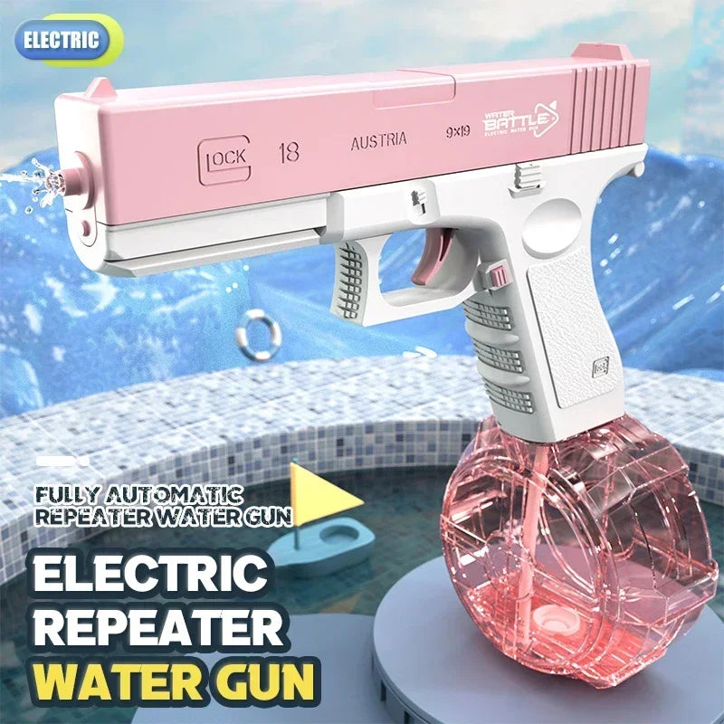 Newest Electric Water Gun Toys Bursts Children's High-pressure Strong Charging Energy Water Automatic Water Spray Children Toy