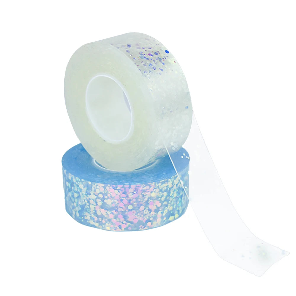 1PCS Random Color Glow-in-the-dark Nano Tape Shinny Packing Stationery New Arrival Double Sided Office School Colorful Tape