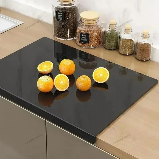 New High Quality Acrylic Cutting Boards Chopping Boards with Lip Anti-slip Countertop Protector Cheese Board Kitchen Accessories