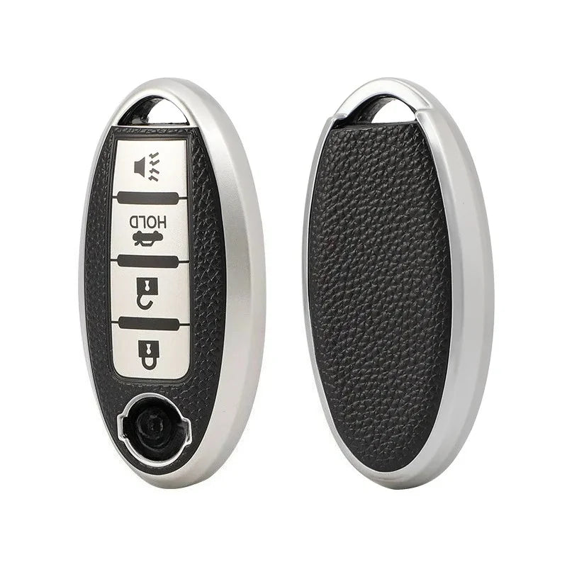 4buttons Car Key Case Cover for Nissan Leaf Micra Qashqai J11 J10 X Trail T32 Versa Note Patrol Key Fob Cover Accessories