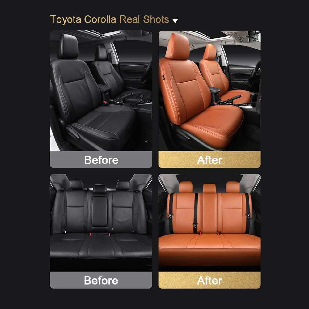 For Land Rover Range Rover Velar 2017 2018 2019 2020 Faux Leather Custom Car Seat Covers Full Set Interior Protector Accessories