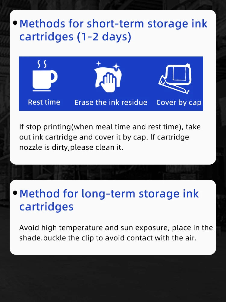 Fast-dry 12.7mm Universal 2588 Solvent Ink Cartridge for Inkjet Printer Date Text Code Printing Machine