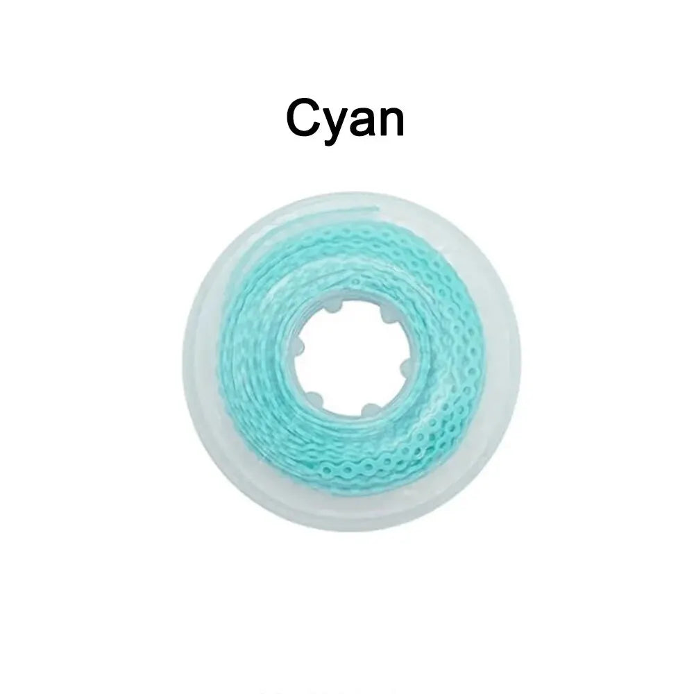 15 Feet/Roll Dental Orthodontic Elastic Ultra Power Chain Rubber Bands Long Short Continuous Denspay Dental Orthodontic Material