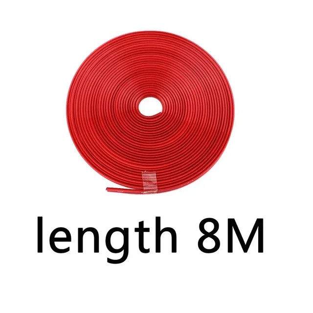 Automotive wheel hub decorative strip protective ring tire protective ring modification universal tire anti-collision strip