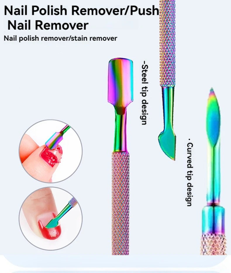 3PCS Manicure Tools Set Stainless Steel Nail File To Remove Dead Skin Manicure Tools Set Dead Skin Pliers