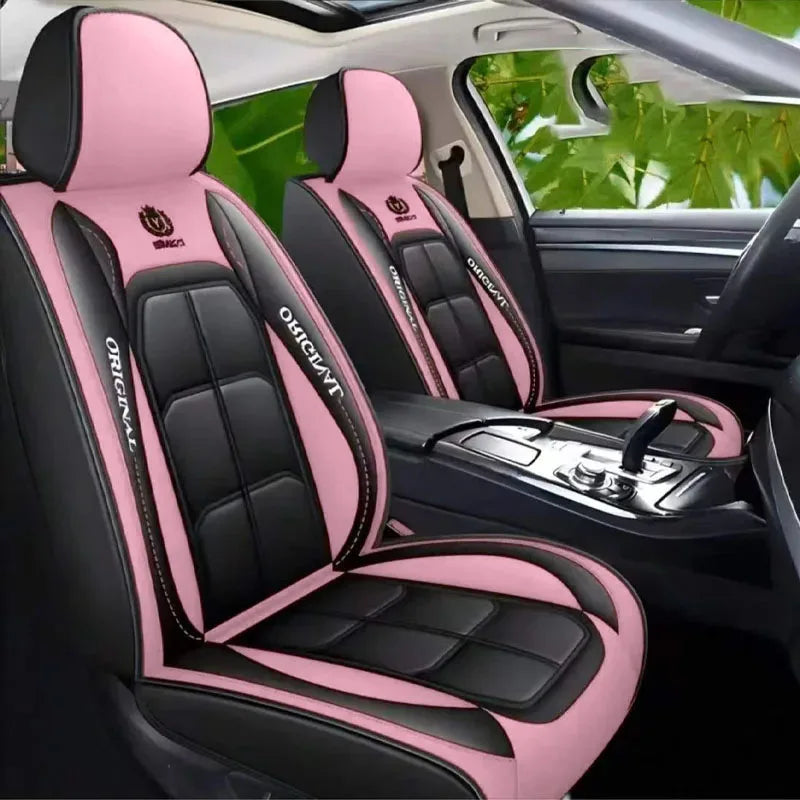 1pcs All inclusive seat cover full leather car seat cushion single seat driver and passenger seat cover all season universal pad