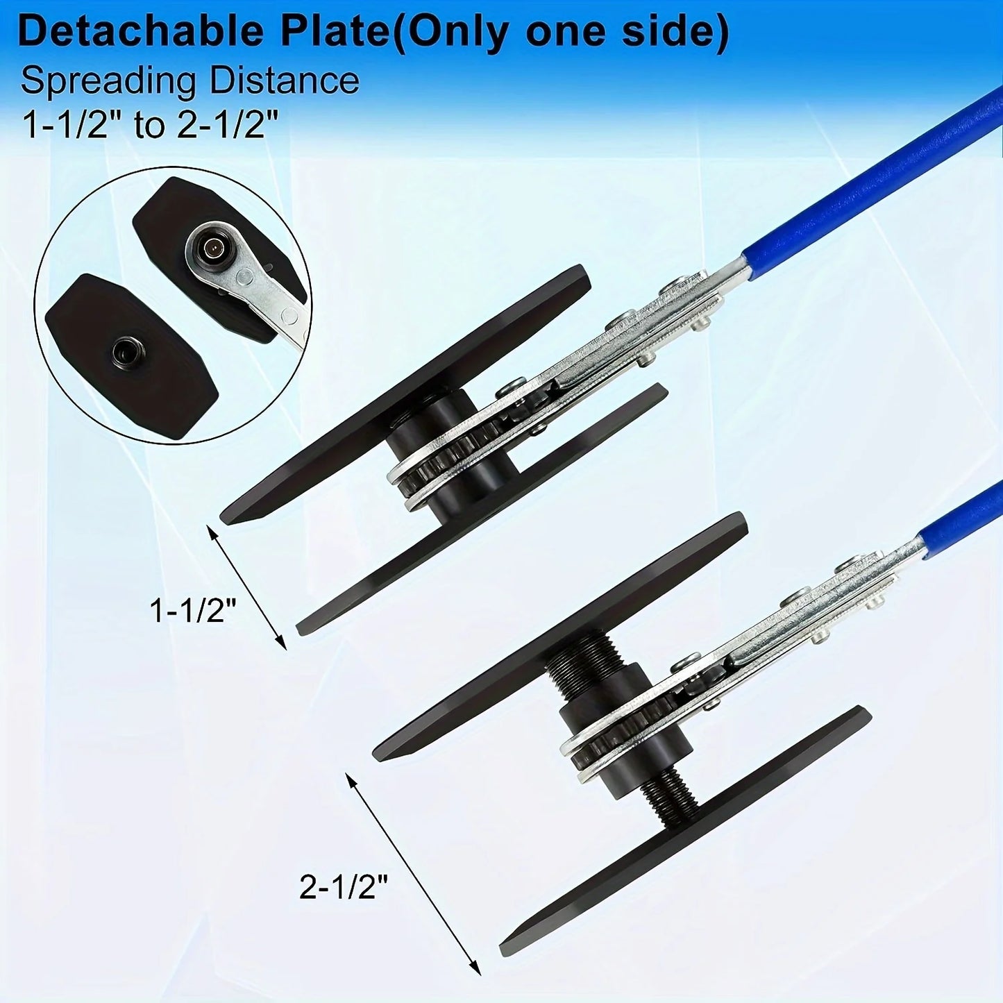 Car Ratchet Brake Piston Caliper Spreader Tool Steel Press Single Twin Quad Separator Pad Disc Brake Caliper Repair Tool